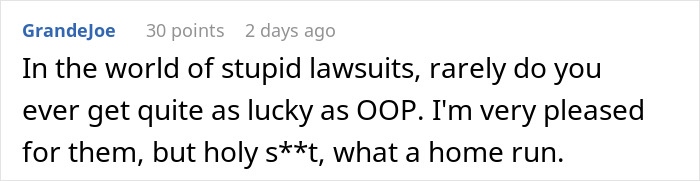Screenshot of an online comment discussing concerns about a potential lawsuit and legal advice regarding a late girlfriend&rsquo;s mom.