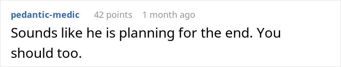 Comment on relationship crossroads, discussing a partner&rsquo;s decision to buy a house exclusively for himself after 10 years together.