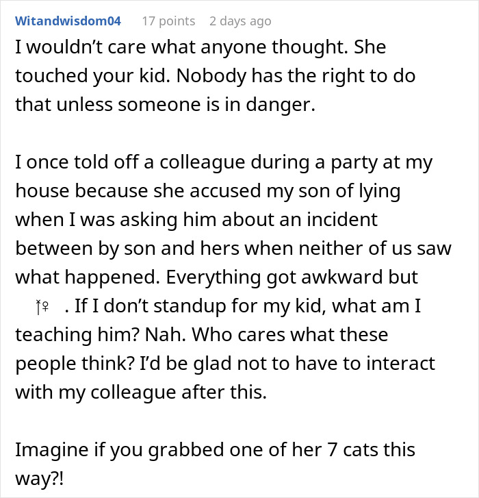 Woman Brings Son To Work BBQ, Coworker Snaps: "Had To Set Boundaries"