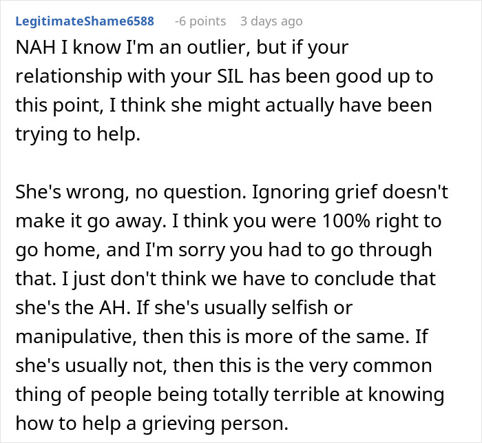 Woman Leaves SIL&rsquo;s Home When She Realizes She&rsquo;s Not Getting Any Compassion, Gets Told Off