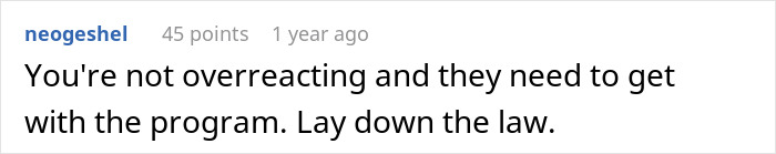 Screenshot of a Reddit comment supporting a dad frustrated with boomer relatives undermining kids' healthy habits with candies and soda.