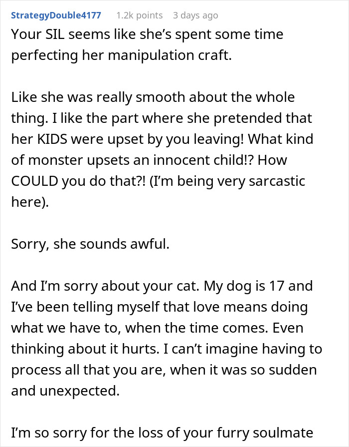 Woman Leaves SIL&rsquo;s Home When She Realizes She&rsquo;s Not Getting Any Compassion, Gets Told Off