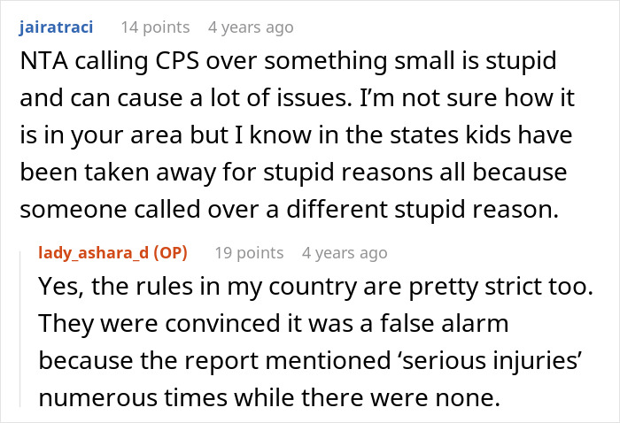 Reddit discussion about dad facing CPS called after playground mishap and conflict with concerned neighbor.