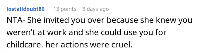 Woman Leaves SIL&rsquo;s Home When She Realizes She&rsquo;s Not Getting Any Compassion, Gets Told Off