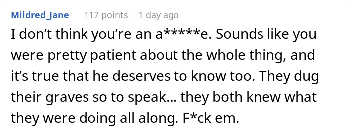 Wife Texts Hubby’s Mistress’s Husband To Expose Affair, Asks Internet If She Went Too Far Wife Texts Hubby’s Mistress’s Husband To Expose Affair, Asks Internet If She Went Too Far