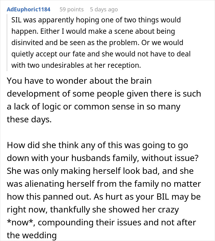 Mother of ring bearer shocked to learn bride left her off guest list despite RSVP and help, causing family tension.
