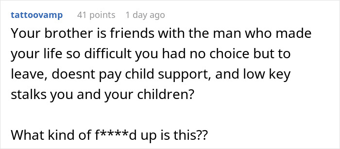 Comment about a woman not warning her deadbeat ex about his revoked passport, leaving him stranded at the airport.