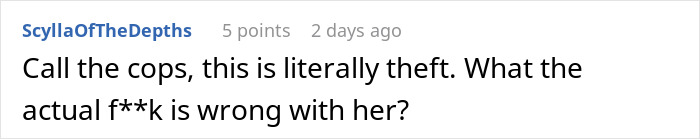 Screenshot of a Reddit comment accusing the MOH of overcharging and stealing money from the bachelorette event.