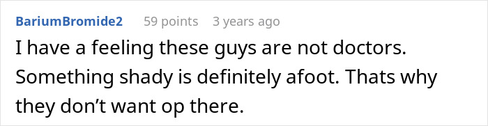 Comment on a forum thread about a woman refusing to leave party she planned after boyfriend and friends demand privacy.
