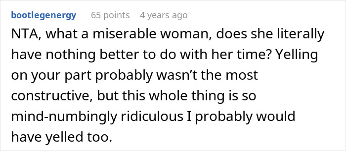 Comment discussing a dad getting CPS called on him after a playground mishap and a furious wife confronting a concerned neighbor.