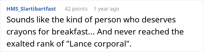 Screenshot of an online comment about a person, related to a lesson taught by a guy to his homophobic brother-in-law.