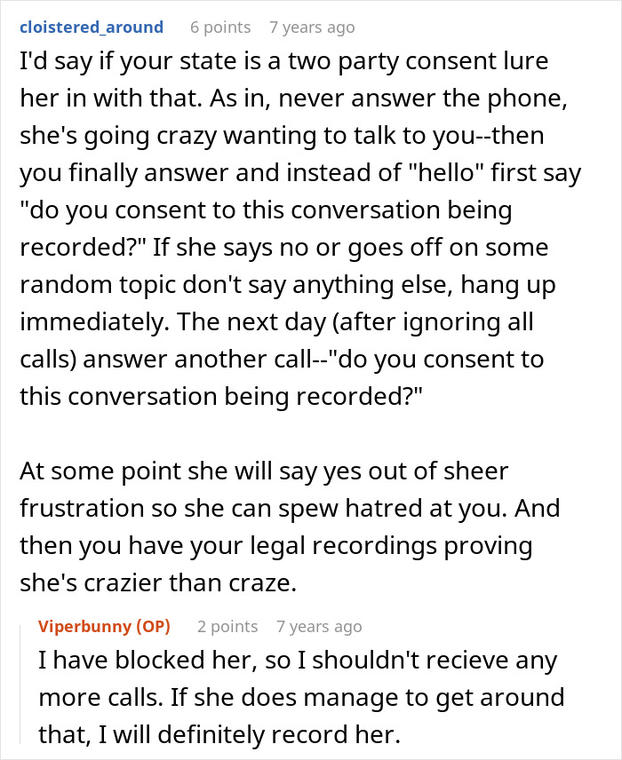 Reddit user discusses legal advice on dealing with a mom threatening to call CPS by recording conversations. Reddit user discusses legal advice on dealing with a mom threatening to call CPS by recording conversations.