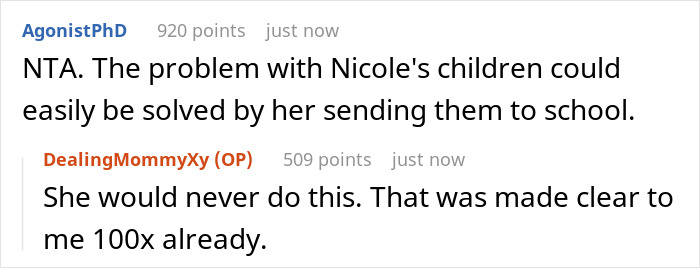 "This Was Not My Problem": Ex-Husband And His Wife Push For Homeschooling, Woman Stands Firm "This Was Not My Problem": Ex-Husband And His Wife Push For Homeschooling, Woman Stands Firm