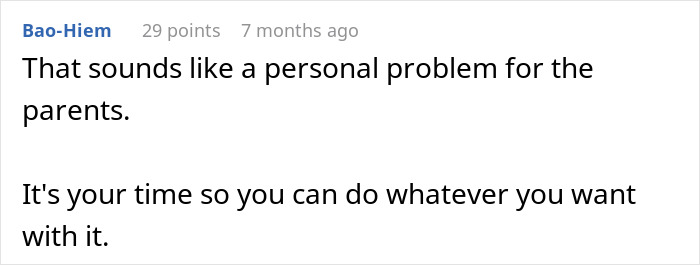 Comment on a forum discussing babysitter refuses to watch one specific child and mother accuses her of discrimination.