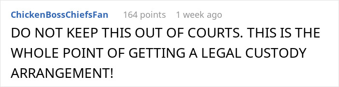 Comment emphasizing the importance of legal custody arrangements in disputes about property decisions after a long relationship.