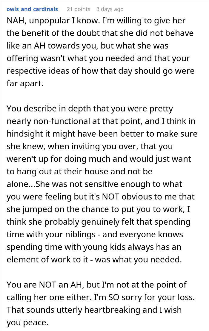 Woman Leaves SIL&rsquo;s Home When She Realizes She&rsquo;s Not Getting Any Compassion, Gets Told Off