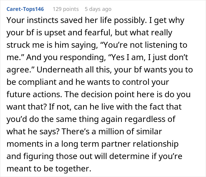 Comment discussing a guy losing it after his girlfriend confronts two men trying to kidnap a drunk girl. Comment discussing a guy losing it after his girlfriend confronts two men trying to kidnap a drunk girl.