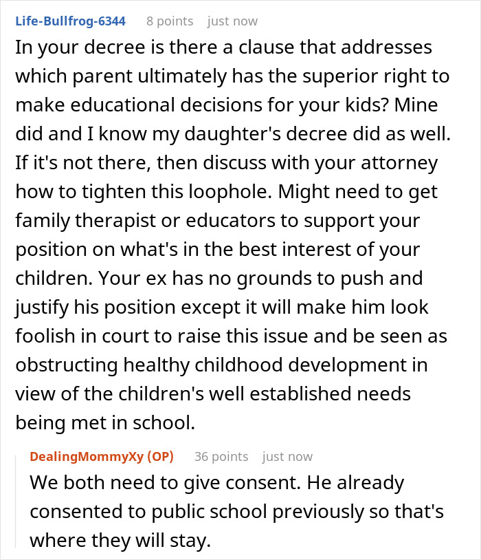 "This Was Not My Problem": Ex-Husband And His Wife Push For Homeschooling, Woman Stands Firm "This Was Not My Problem": Ex-Husband And His Wife Push For Homeschooling, Woman Stands Firm