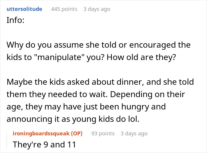 Man wants to save money on dinner with coupon and faces criticism from sister-in-law for being cheap Man wants to save money on dinner with coupon and faces criticism from sister-in-law for being cheap