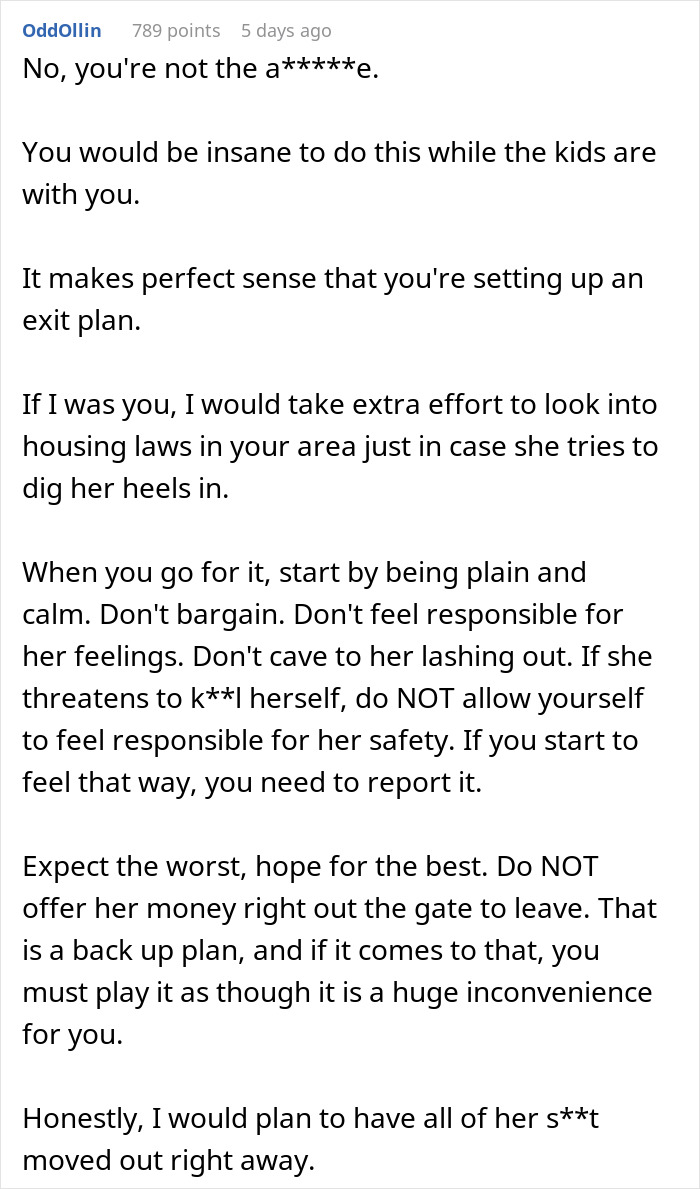 Comment advice for dad desperate to restore peace at home with a strategic break-up plan while kids are away. Comment advice for dad desperate to restore peace at home with a strategic break-up plan while kids are away.