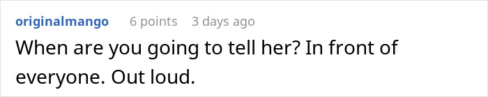 Comment on social media post about a Christian woman who doesn't believe in therapy and her niece using therapy to heal.