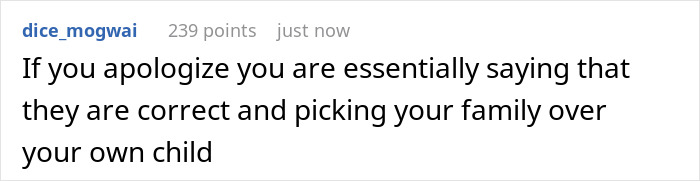 Comment discussing family conflict where a young mom’s presence with her child at a wedding causes accusations of shaming the bride’s legacy. Comment discussing family conflict where a young mom’s presence with her child at a wedding causes accusations of shaming the bride’s legacy.