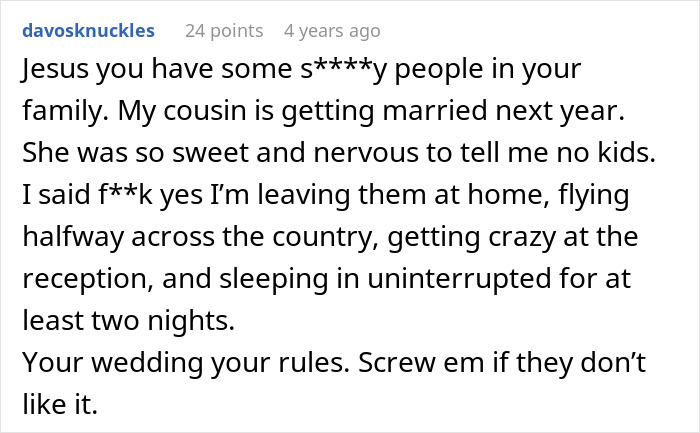 Bride replaces kids with pets at wedding while parents react strongly during the unique ceremony celebration.