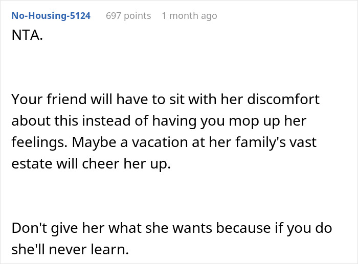 Comment about woman being blunt on travel issues with friend, facing accusations of embarrassing her in a social discussion. Comment about woman being blunt on travel issues with friend, facing accusations of embarrassing her in a social discussion.