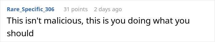 Screenshot of a forum comment discussing an employee getting criticized for working 30 hours overtime.