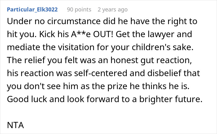 Comment advising against abuse and supporting mediation during a divorce after a man asks for divorce and gets mad at joking. Comment advising against abuse and supporting mediation during a divorce after a man asks for divorce and gets mad at joking.