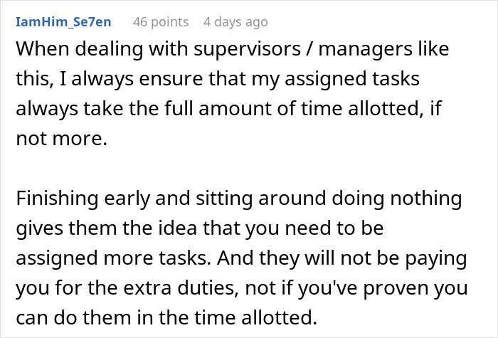 Employee Helps Teammate Off-Duty, Gets Reprimanded, Delivers Petty But Perfect Payback