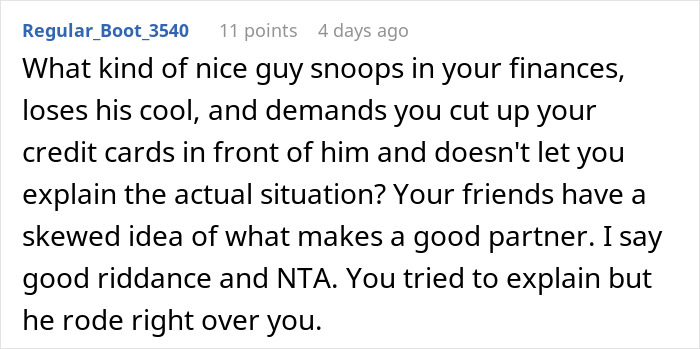 Screenshot of a forum post discussing a man furious his girlfriend let him break up due to Excel document issues. Screenshot of a forum post discussing a man furious his girlfriend let him break up due to Excel document issues.