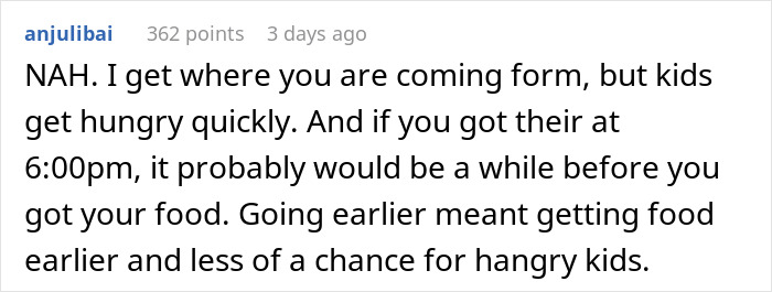 Commenter explains why man wanting to save money on dinner with coupon makes sense despite sister-in-law’s accusations. Commenter explains why man wanting to save money on dinner with coupon makes sense despite sister-in-law’s accusations.