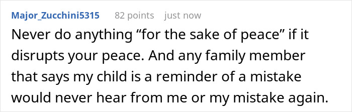 Screenshot of a social media comment defending a young mom bringing her illegitimate kid to a family wedding. Screenshot of a social media comment defending a young mom bringing her illegitimate kid to a family wedding.
