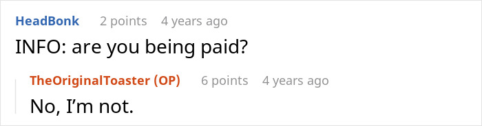 Screenshot of an online forum where a 17-year-old refuses to babysit multiple kids during a family vacation.