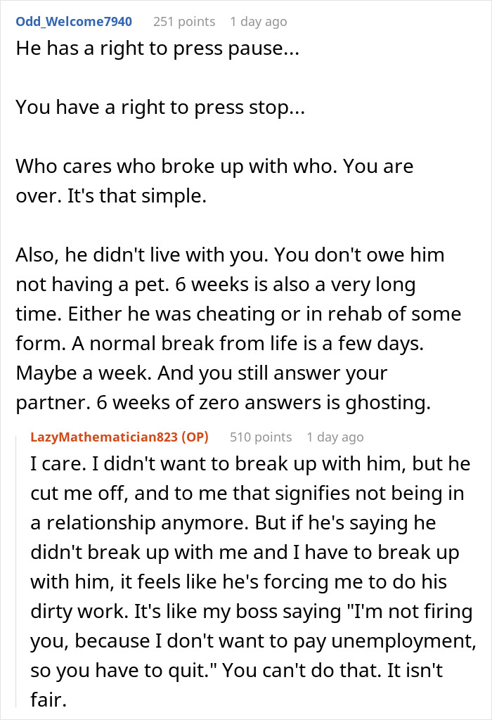Man frustrated after partner adopts dog despite knowing he&rsquo;s allergic, following his disappearance for weeks.