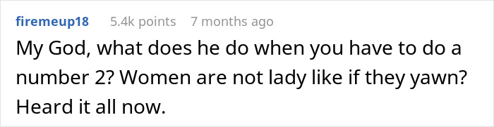 Man annoyed by fianc&eacute;e yawning, elbows her while she is sleeping, causing her to snap and leave the bedroom angrily.