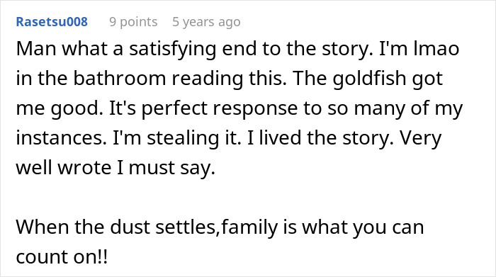 Comment praising a story about a religious couple who don’t pay their babysitter and family’s Bible-based revenge plan. Comment praising a story about a religious couple who don’t pay their babysitter and family’s Bible-based revenge plan.