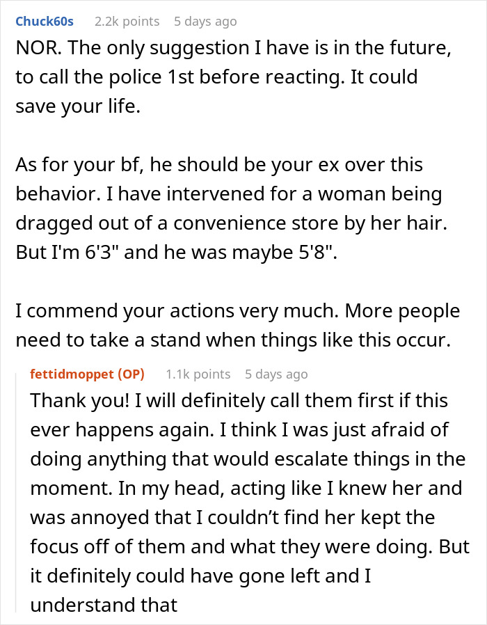 Screenshot of a conversation discussing a confrontation involving an attempted kidnap of a drunk girl and reactions to it. Screenshot of a conversation discussing a confrontation involving an attempted kidnap of a drunk girl and reactions to it.