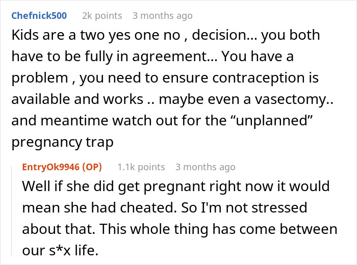 Reddit discussion about a wife obsessed with having more kids facing marriage or third child dilemma. Reddit discussion about a wife obsessed with having more kids facing marriage or third child dilemma.