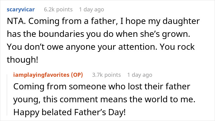 Reddit comments showing support for a woman setting boundaries at the gym and not wanting to make friends.