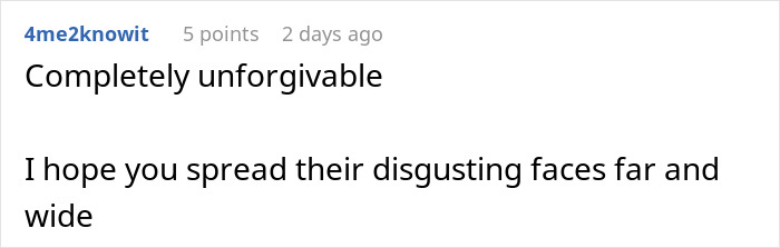 Comment expressing someone&rsquo;s anger after woman learns her sister&rsquo;s friends drank her irreplaceable champagne.