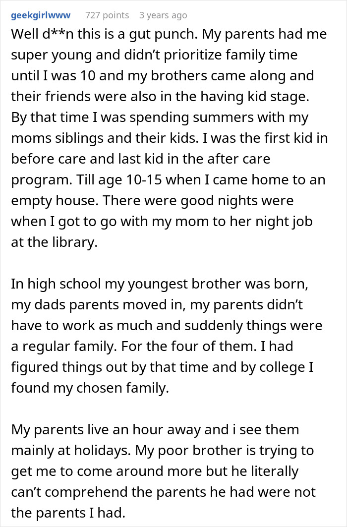 Text post on parenting struggles and neglect with a personal story about parents and their son&rsquo;s emotional blowup.