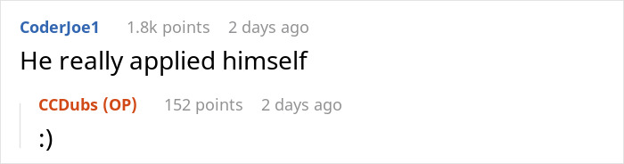 Screenshot of a Reddit conversation discussing a guy who blocks a garage and swears at a woman&rsquo;s family.