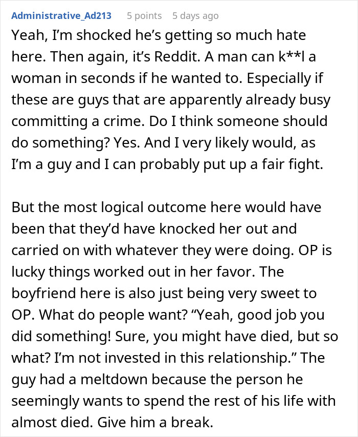 Alt text: Guy loses it confronting two men trying to kidnap a drunk girl while his girlfriend watches in shock outdoors. Alt text: Guy loses it confronting two men trying to kidnap a drunk girl while his girlfriend watches in shock outdoors.