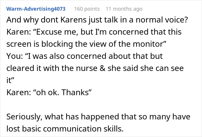 Text conversation highlighting new mom’s hilarious malicious compliance with a nosy NICU neighbor about screen blocking monitor view. Text conversation highlighting new mom’s hilarious malicious compliance with a nosy NICU neighbor about screen blocking monitor view.