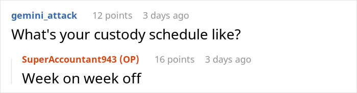 Screenshot of an online discussion where a man demands his ex rehomes her cats due to his new wife&rsquo;s severe allergy.