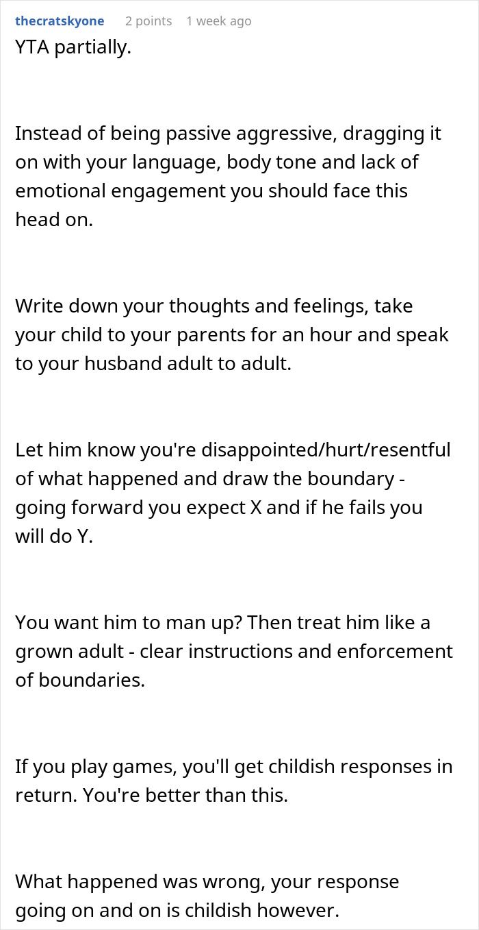 Reddit advice on emotional boundaries after man skips wife&rsquo;s first Mother&rsquo;s Day to spend time with his mom.