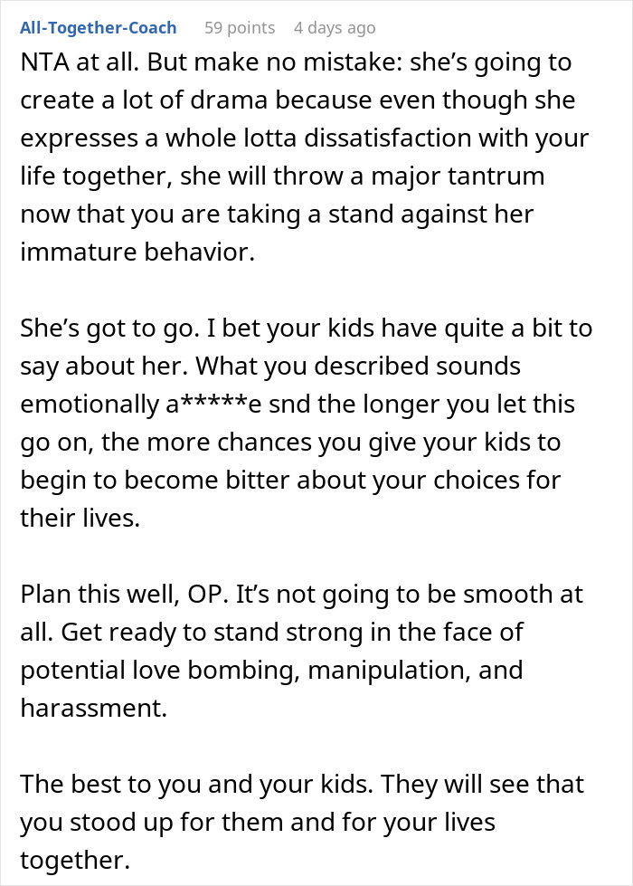 Man planning strategic break-up to restore peace at home while kids are away, facing emotional challenges and drama. Man planning strategic break-up to restore peace at home while kids are away, facing emotional challenges and drama.