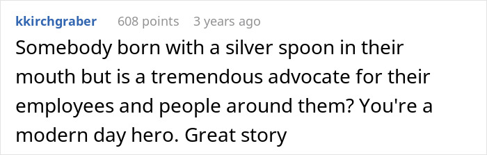 Comment praising an insurance company that supports employees, linked to insurance company denies employee claim gets destroyed story. Comment praising an insurance company that supports employees, linked to insurance company denies employee claim gets destroyed story.
